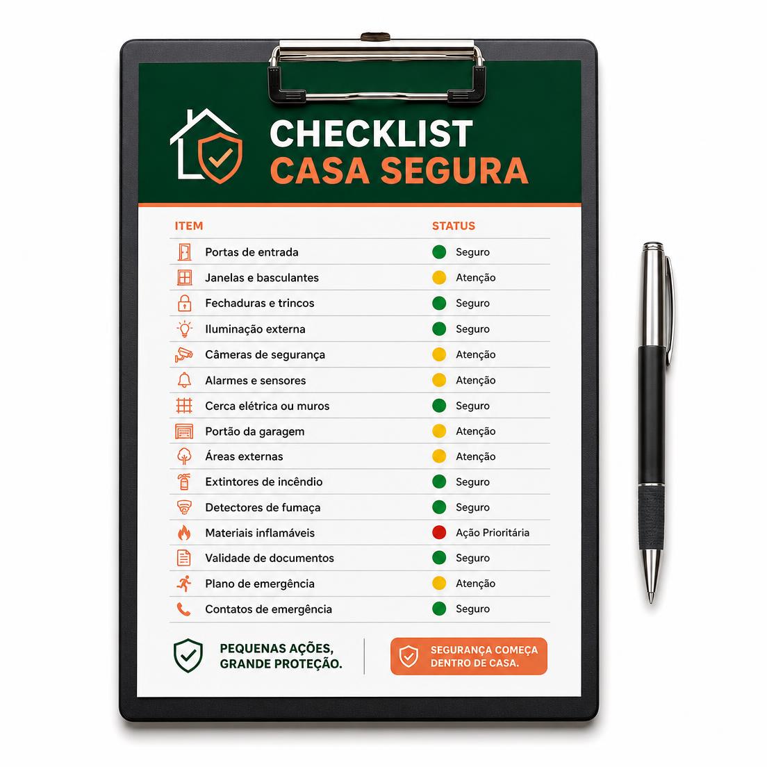 CHECKLIST CASA SEGURA™